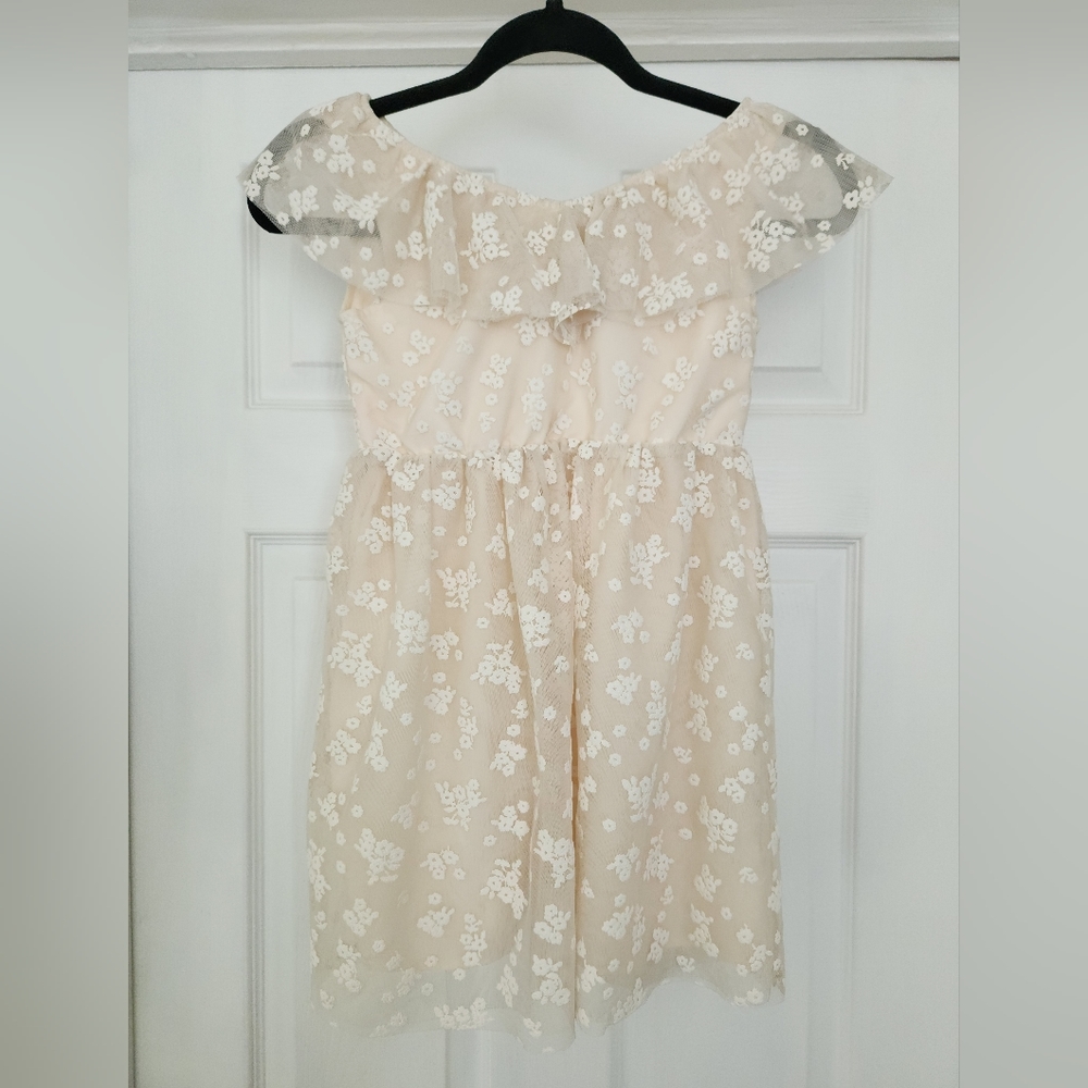 H&M Ivory Tulle Dress